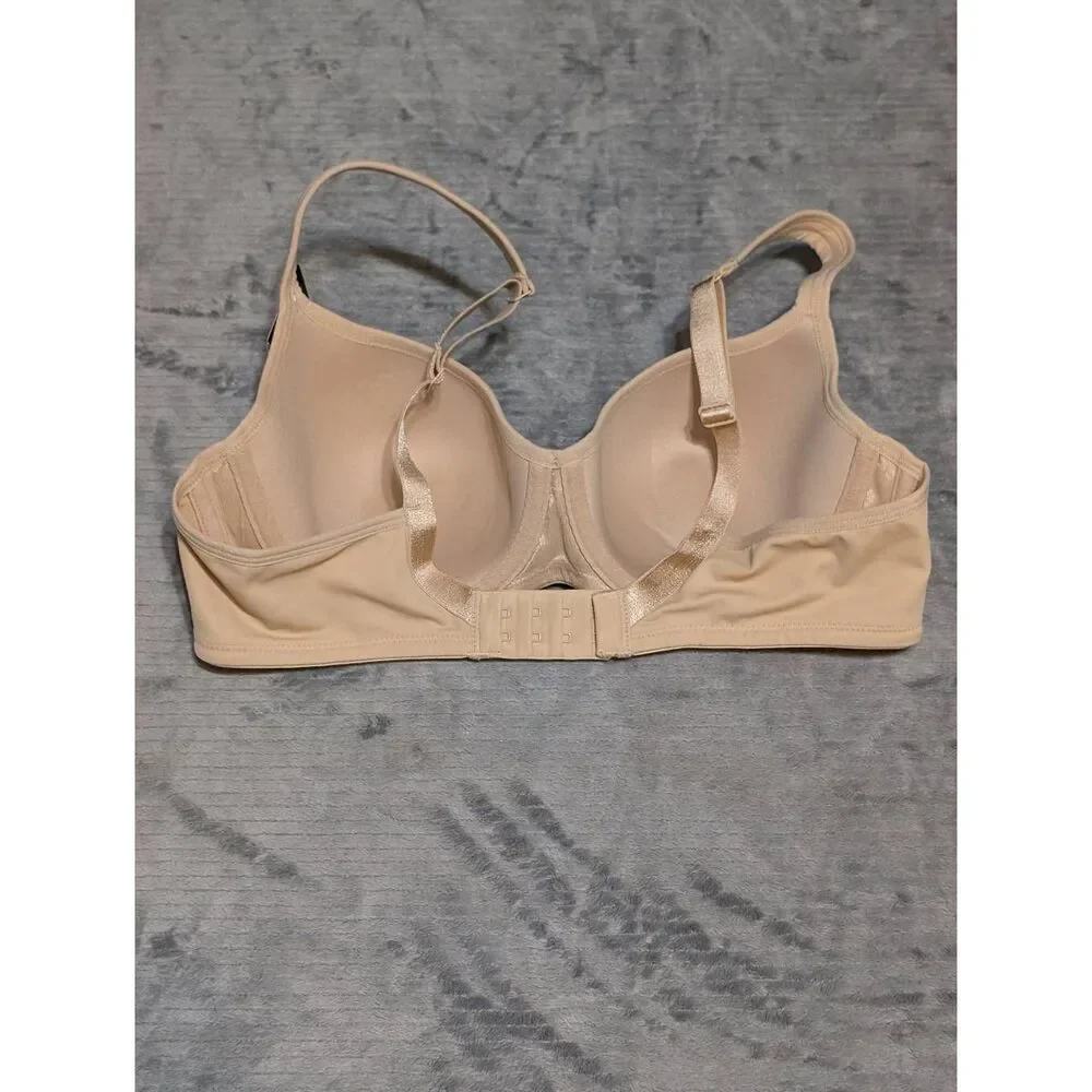 NWT Essential Bodywear Abbie Size 36C Back Smoothing Tshirt Bra Nude 6111